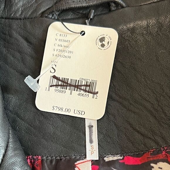 Free People Zandra Rhodes
Stardust Biker Jacket Size Small - Picture 11 of 12